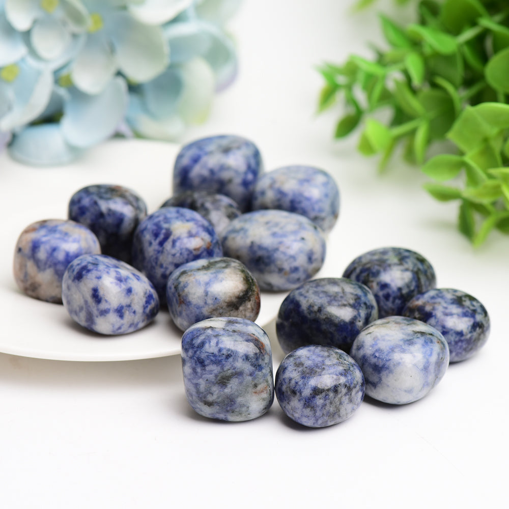 Blue Dot Crystal Tumbles Bulk Wholesale