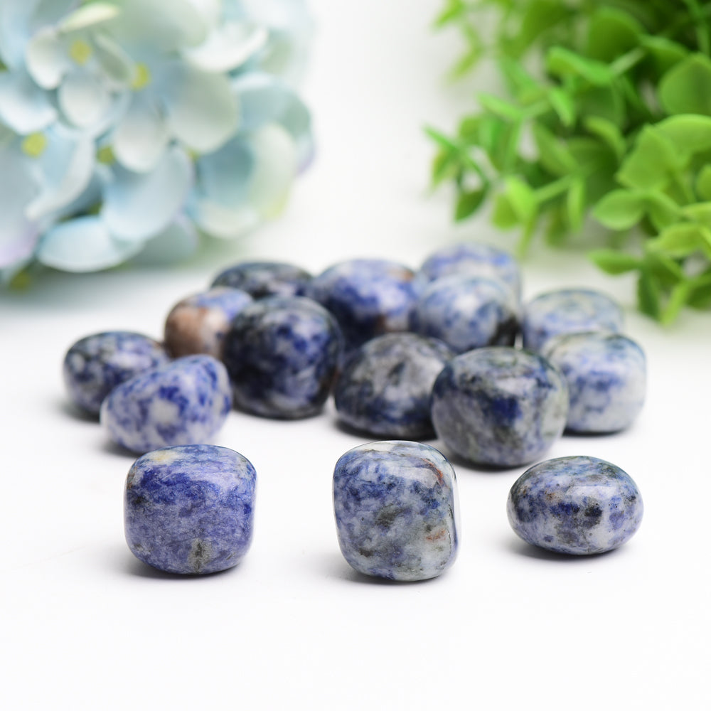 Blue Dot Crystal Tumbles Bulk Wholesale