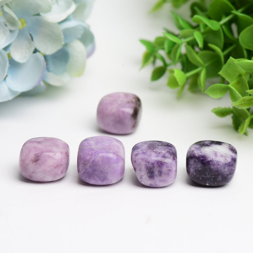 Purple Mica Crystal Tumbles Bulk Wholeslae