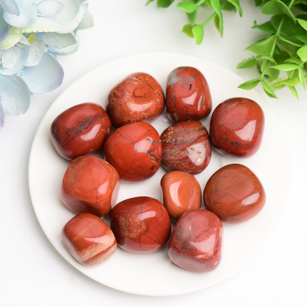 Red Jasper Crystal Tumbles Bulk Wholesale