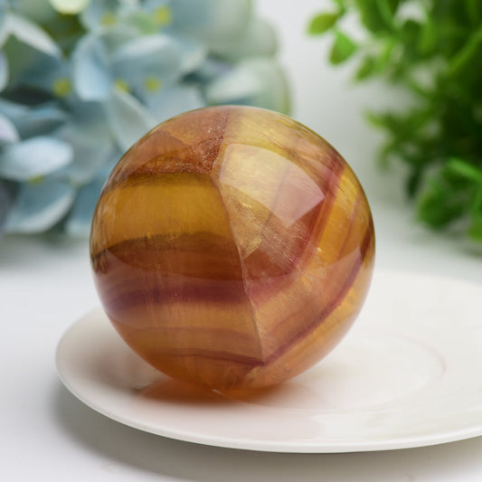 2.0"-4.0" Fluorite Crystal Sphere Bulk Wholesale