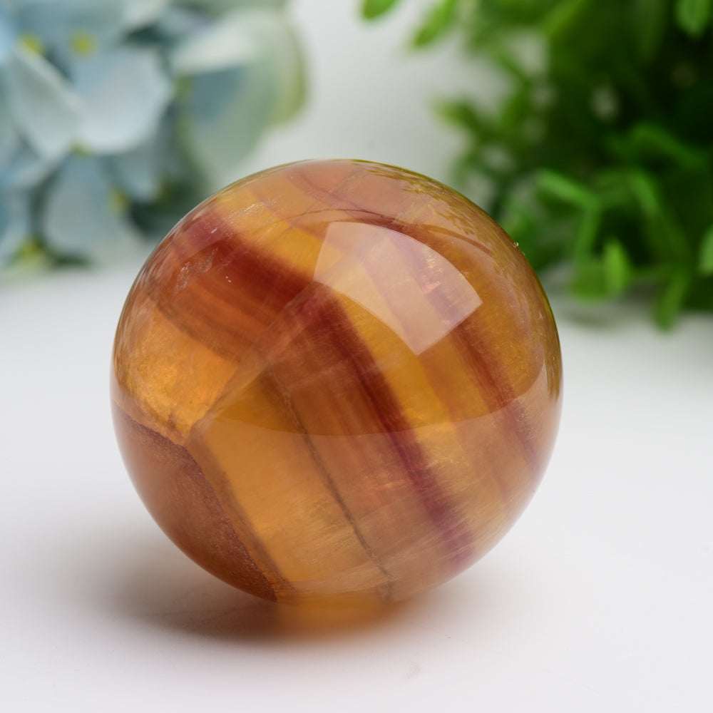 2.0"-4.0" Fluorite Crystal Sphere Bulk Wholesale