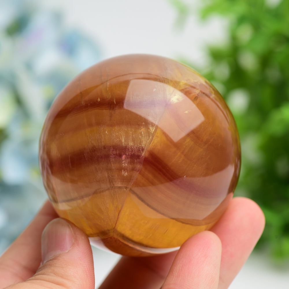 2.0"-4.0" Fluorite Crystal Sphere Bulk Wholesale