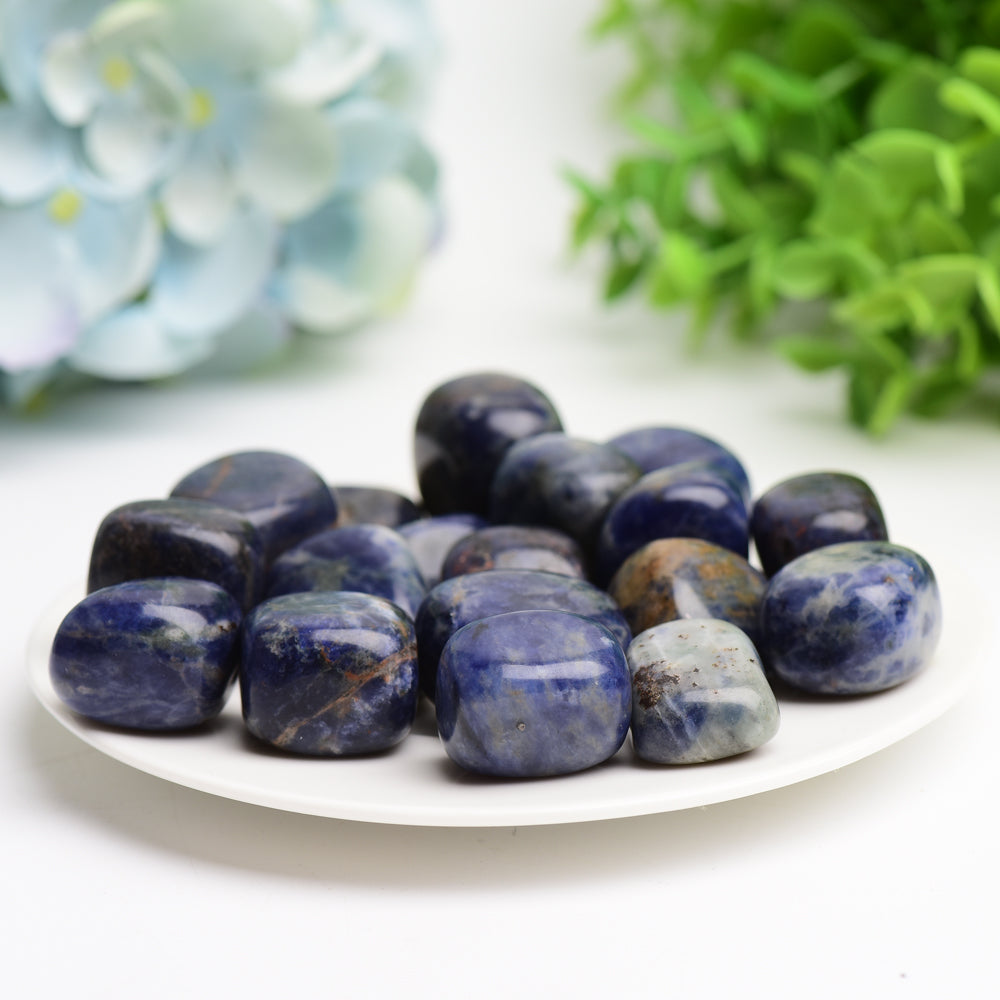 Sodalite Crystal Tumbles Bulk Wholeslae