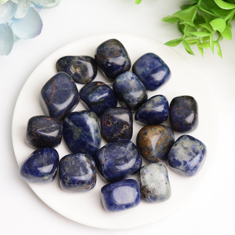 Sodalite Crystal Tumbles Bulk Wholeslae