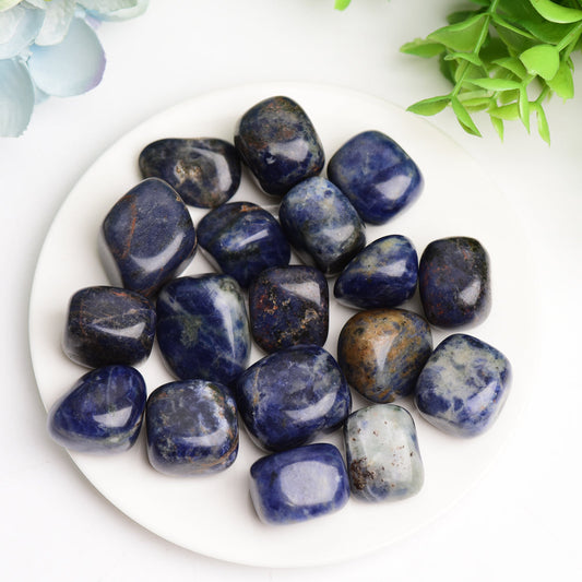 Sodalite Crystal Tumbles Bulk Wholeslae