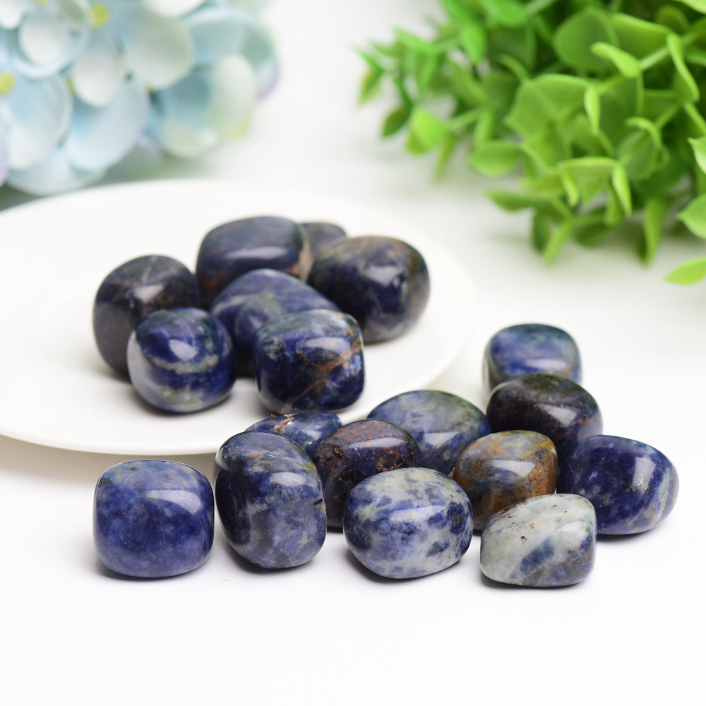 Sodalite Crystal Tumbles Bulk Wholeslae