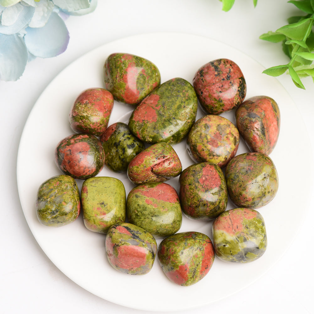 Unakite Crystal Tumble Bulk Wholesale