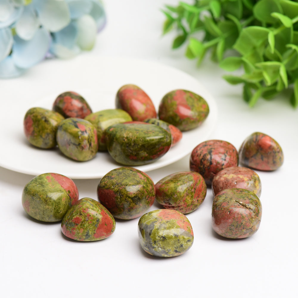 Unakite Crystal Tumble Bulk Wholesale