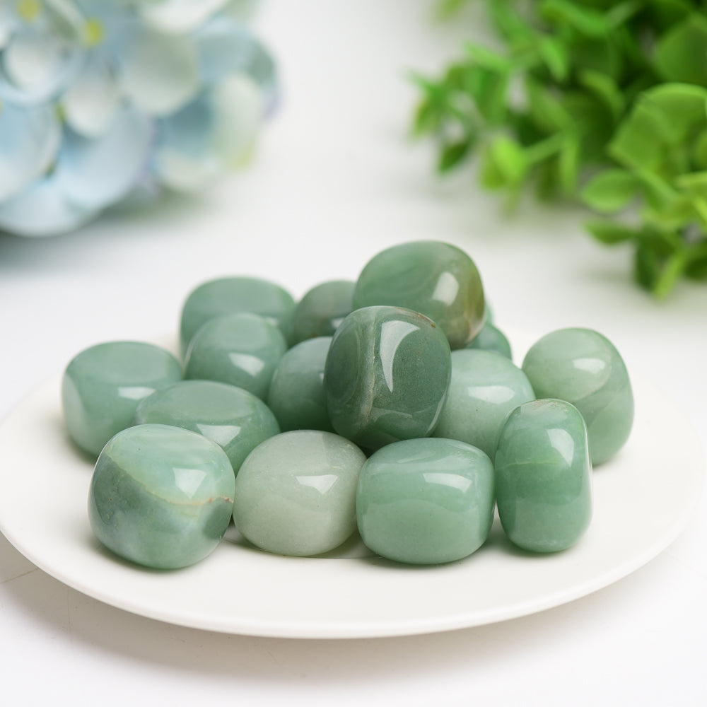 Green Aventurine Crystal Tumble Bulk Wholesale