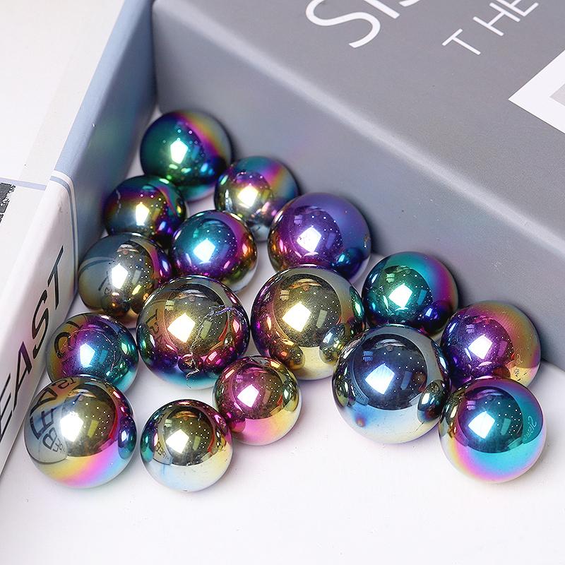 High Quality Titanium Aura Crystal Spheres Crystal Balls for Healing Best Crystal Wholesalers