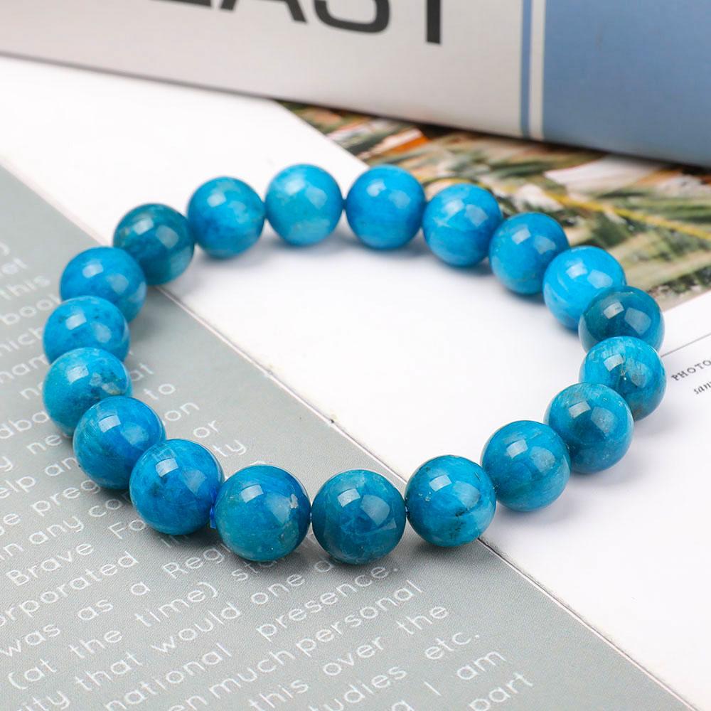 10.5mm Blue Apatite Bracelet Best Crystal Wholesalers