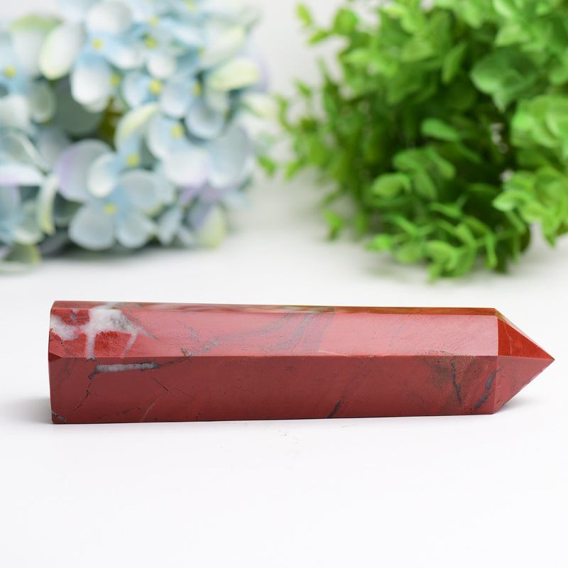 6.0"-8.0" Red Jasper Crystal Tower Bulk Crystal wholesale suppliers