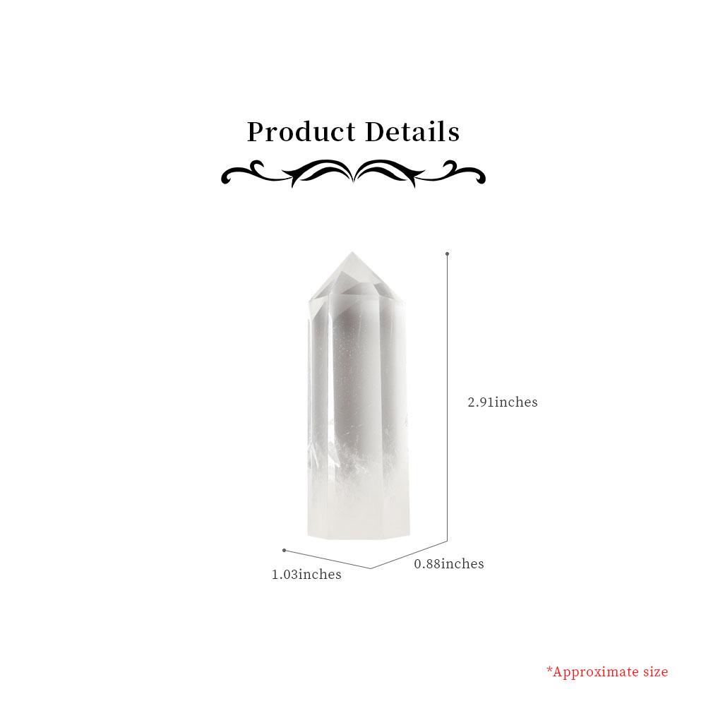 Set of 3 Clear Quartz Towers Points Bulk Best Crystal Wholesalers