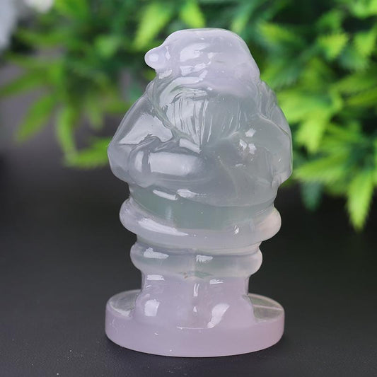 2.4" Flourite Santa Claus Crystal Carvings Best Crystal Wholesalers