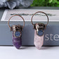 2.4" Amethyst Rose Quartz with Kyanite Pendant for DIY Best Crystal Wholesalers