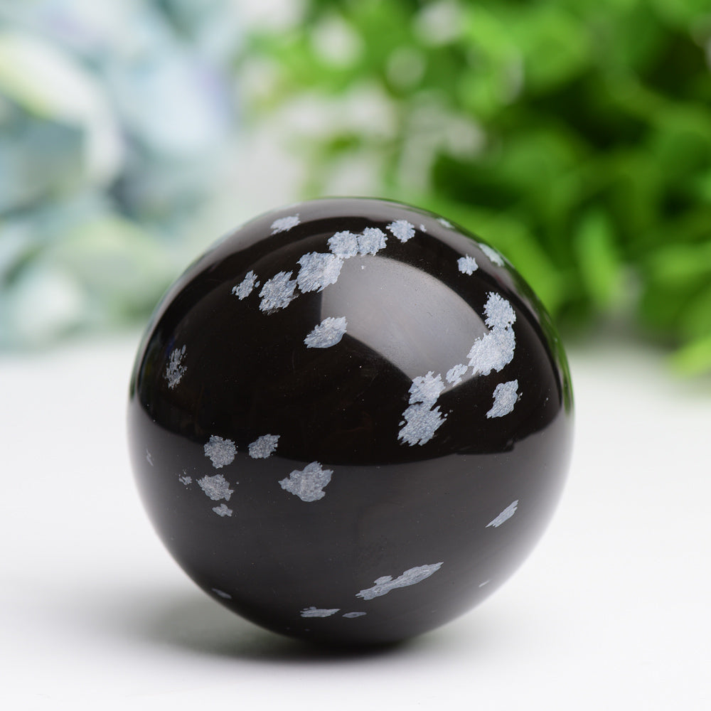 2.0"-4.0" Snowflake Jasper Crystal Sphere Bulk Best Crystal Wholesalers