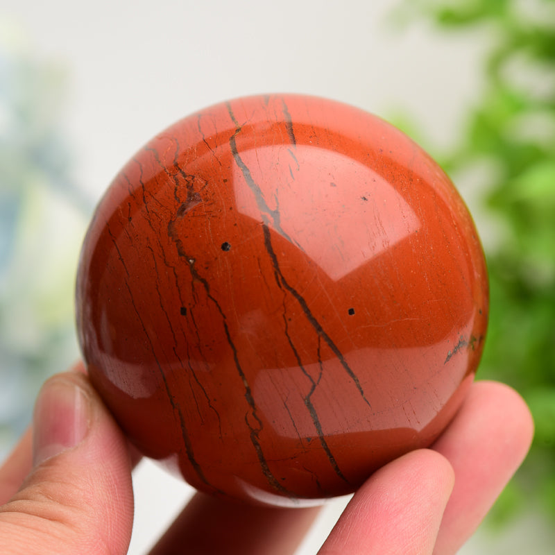 2.5"-3.0" Red Jasper Crystal Sphere Bulk Crystal wholesale suppliers