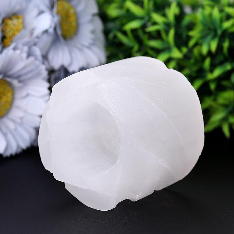 3" Selenite Candle Holder Bulk Best Crystal Wholesalers