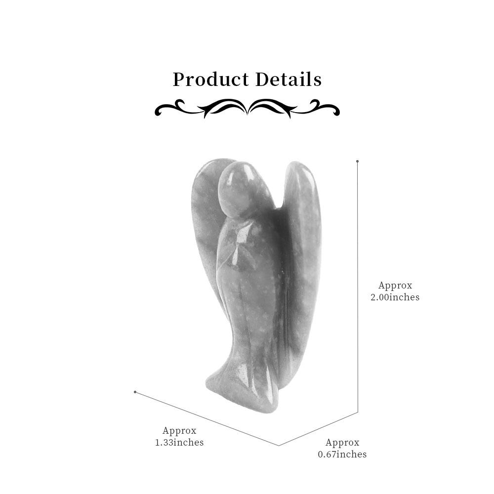 2" Crystal Carving Angel Model Bulk Best Crystal Wholesalers