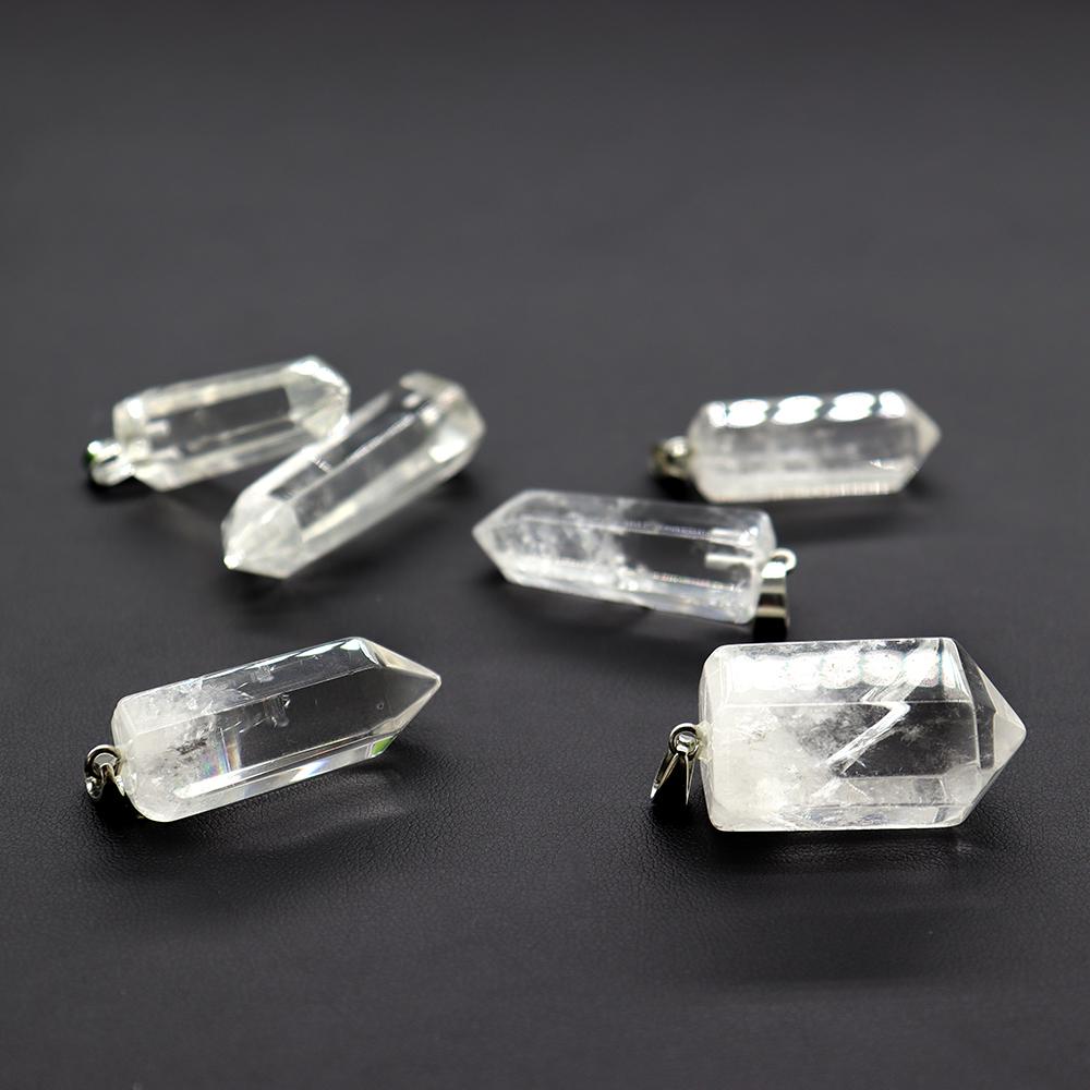 Clear Meaningful Quartz Mini Crystal Healing Pendant Point Best Crystal Wholesalers