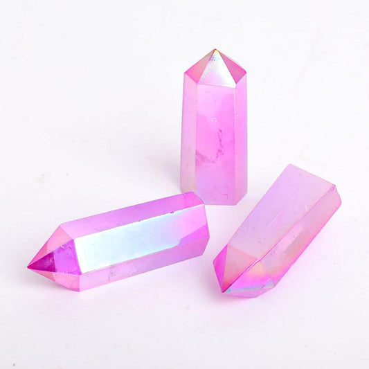 Aura Purple Crystal Towers Points Bulk Best Crystal Wholesalers