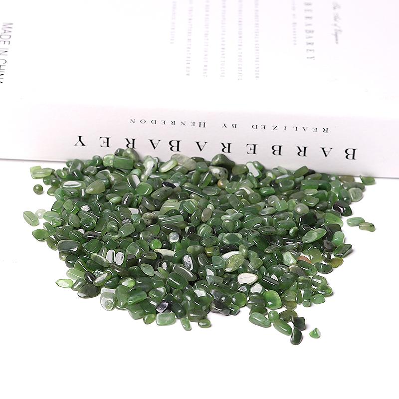 0.1kg Natural Green Jade Crystal Chips Best Crystal Wholesalers