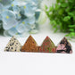 1.1" Mixed Crystal Pyramids Crystal Carving Bulk Best Crystal Wholesalers