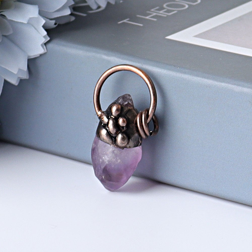 1.5" Amethyst Pendant for DIY Best Crystal Wholesalers