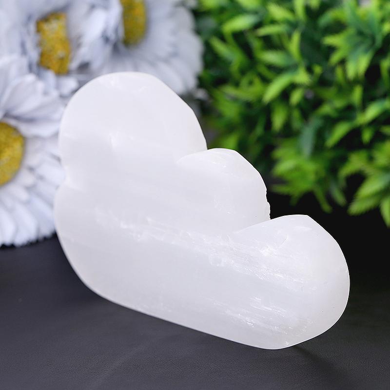 5" Cloud Shape Selenite Carvings Model Bulk Best Crystal Wholesalers