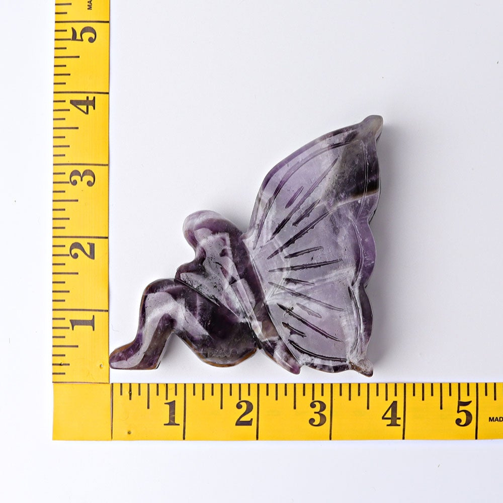 3.5" Dream Amethyst Fairy Crystal Carvings Best Crystal Wholesalers