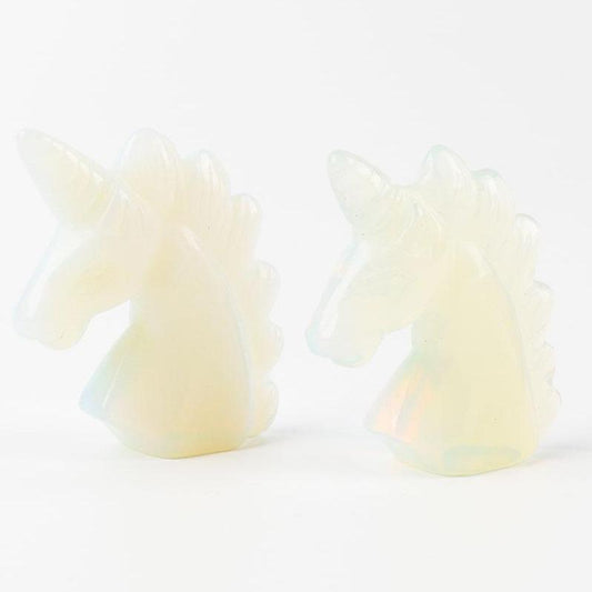 2" Opalite Crystal Carving Unicorn Animal Bulk Best Crystal Wholesalers