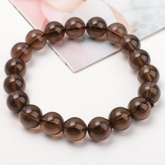 10.5mm Smoky Quartz Bracelet Best Crystal Wholesalers