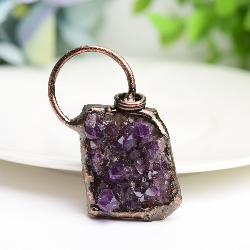 Amethyst Crystal Cluster Pendant Bulk Crystal wholesale suppliers