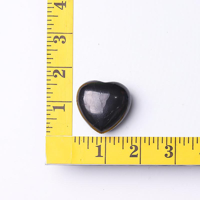 1.5" Shungite Heart Carvings