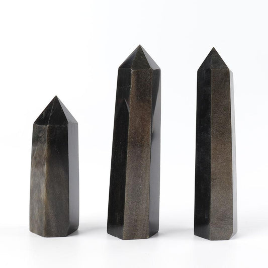 Golden Obsidian Towers Points Bulk Best Crystal Wholesalers