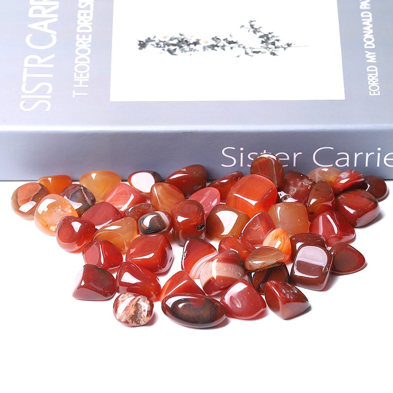 0.1kg Carnelian Crystal tumbled stone Best Crystal Wholesalers