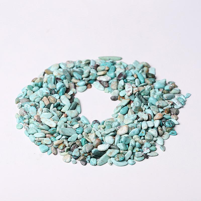 0.1kg 5-7mm Natural Turquoise Chips for Decoration Best Crystal Wholesalers