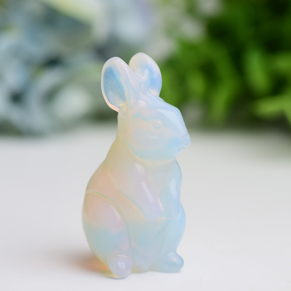 2.2" Rabbit Crystal Carving Animal Bulk Best Crystal Wholesalers