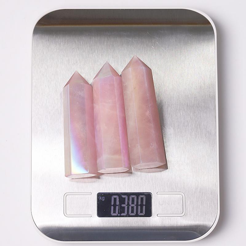 Wholesale Aura Rose Quartz Towers Points Bulk for Collection Best Crystal Wholesalers