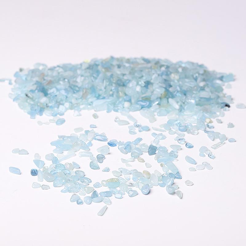 0.1kg 7-9mm Wholesale High Quality Aquamarine Chips Best Crystal Wholesalers