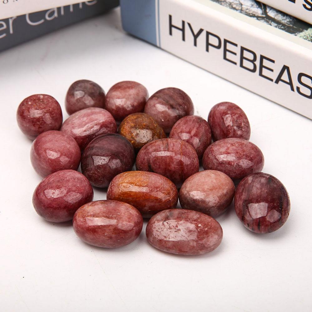 0.1kg Rhodonite bulk tumbled stone Best Crystal Wholesalers