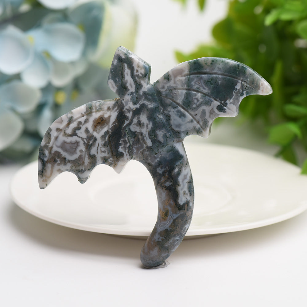 3.5" Flying Dragon Crystal Carving Bulk WholesaleBest Crystal Wholesalers