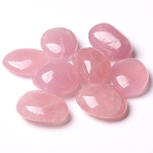 0.1kg 50mm-60mm Rose Quartz bulk tumbled stone Palm stones Best Crystal Wholesalers