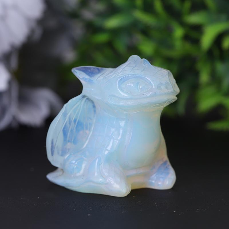 2" Opalite Toothless Crystal Carvings Cartoon Bulk Best Crystal Wholesalers