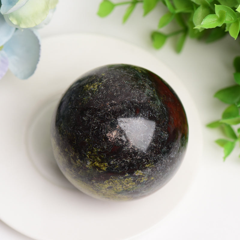 1.8"-2.0" Dragon Blood Stone Crystal Sphere Bulk Crystal wholesale suppliers