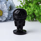 2.5" Black Obsidian Squid Game Crystal Carvings Cartoon Bulk Best Crystal Wholesalers