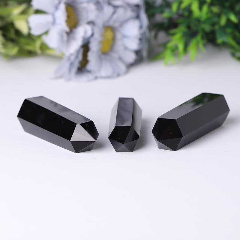 Black Obsidian Towers Points Bulk Polished Healing Tower Best Crystal Wholesalers