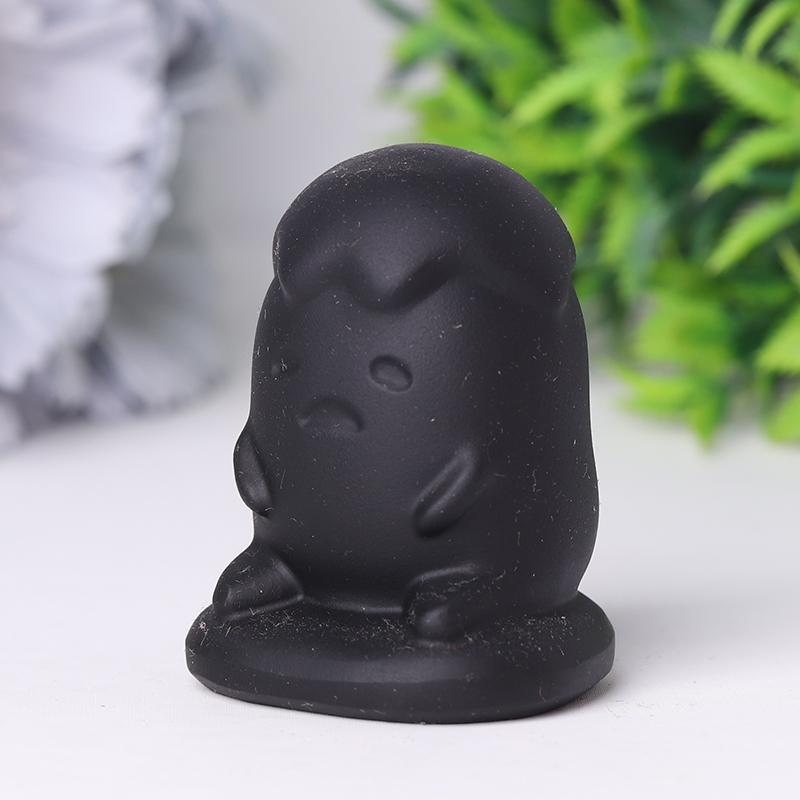 Black Obsidian Crystal Carvings Cartoon Bulk Best Crystal Wholesalers