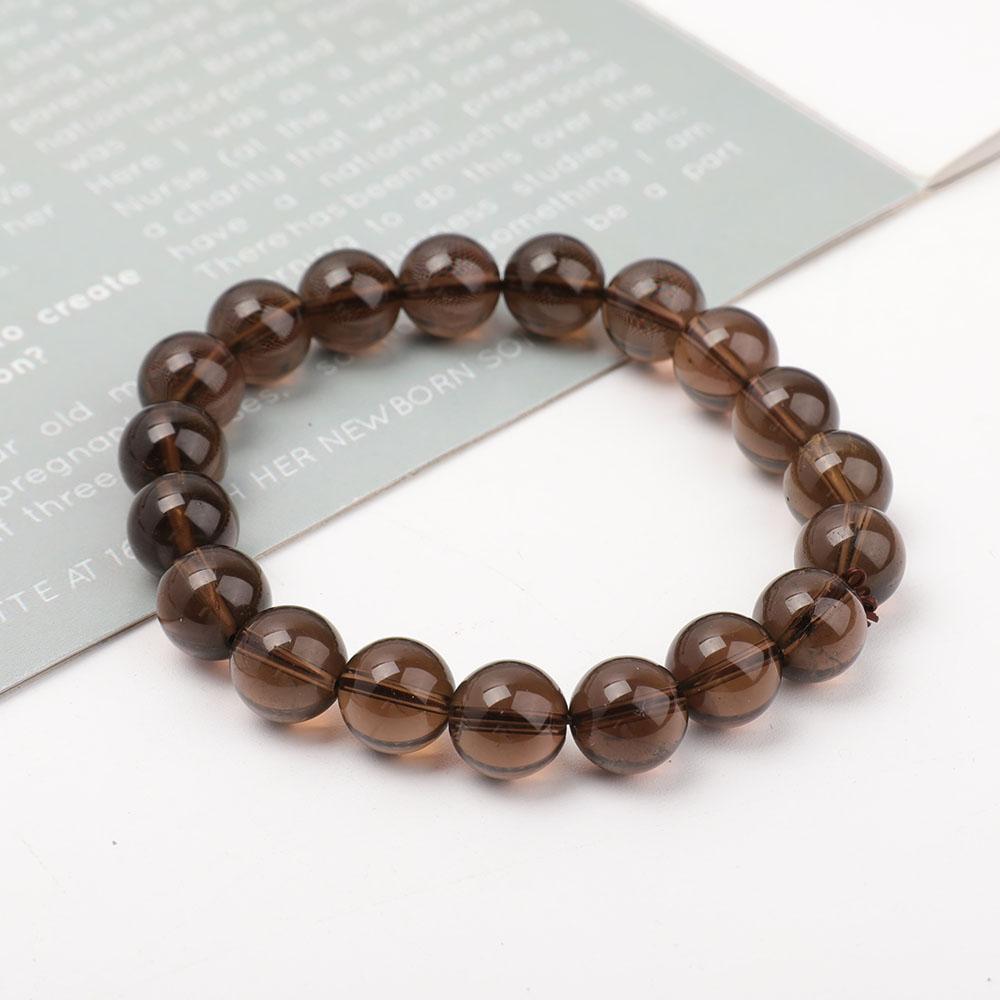 10.5mm Smoky Quartz Bracelet Best Crystal Wholesalers